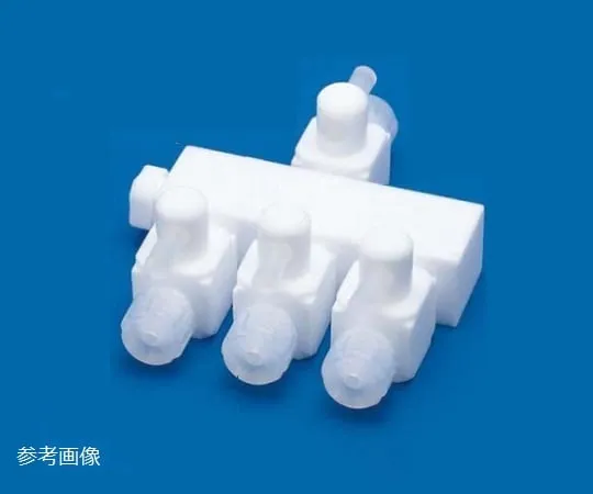 61-4383-13　PTFE Manifold Device 6φ 3 Distribution Per Time　F-2106-01