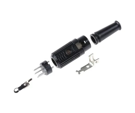 63-4634-26　RS PRO 4 Pole Din Plug, 1A, 100 V ac, Push Lock　490-989