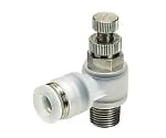 61-7659-88　Speed Controller PP Elbow Type M3 x 0.5 Clean Package　PJSC4-M3B-C