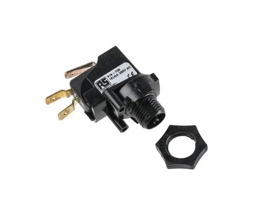 63-4602-67　RS PRO 6871 Series Latching Air Switch, 250mm Fly Lead, Panel Mounted　319-736