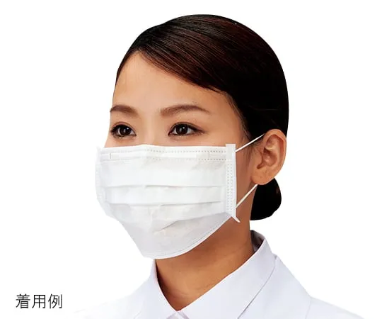 9-5035-11　Disposable Mask For Clean Room Regular Type 50 Pieces x 40 Boxes　-