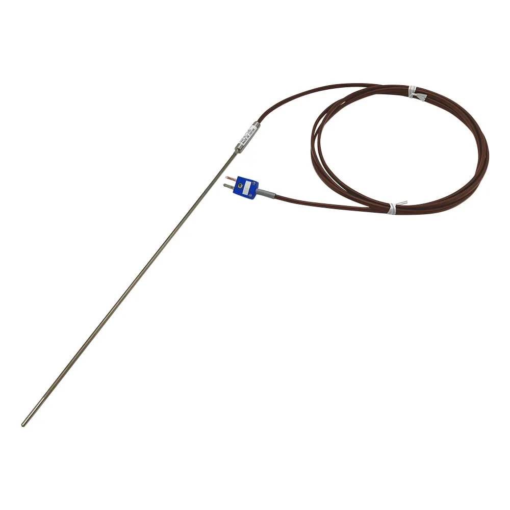 3-5598-05　T Sheath Thermocouple (Stainless Steel (SUS316)) φ3.2 x 300mm　T-S316-dim.3.2-300