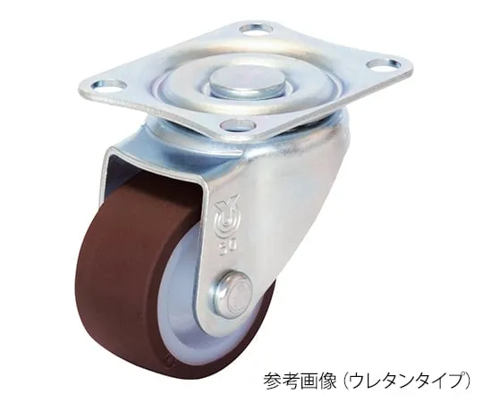 3-9496-01　Swivel caster plate type Light Weight  (Material:Rubber)(Model No.SG-50RH)(Product code:20105100)　SG-50RH