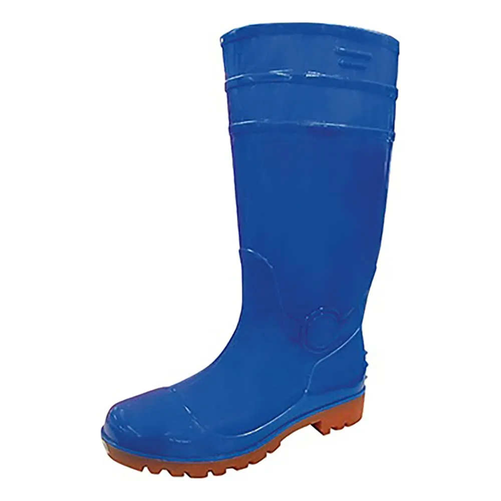 3-8453-01　Oil Resistant Safety Boots With Toe Box SEFUMATE SAVER Blue 24.5cm　8894