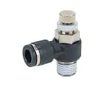 61-7657-66　Speed Controller Low Flow Rate Elbow Type M3 x 0.5　JSC180-M3BL