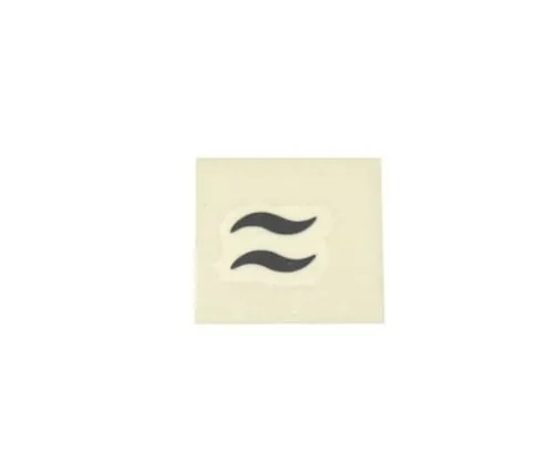 61-7398-39　Character Seal Black Nami (Wave) 15mm　CL15B-14