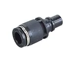 61-7653-23　Light Coupling 15 Series Plug Straight One Touch Fitting Type φ6　CPP15-6B