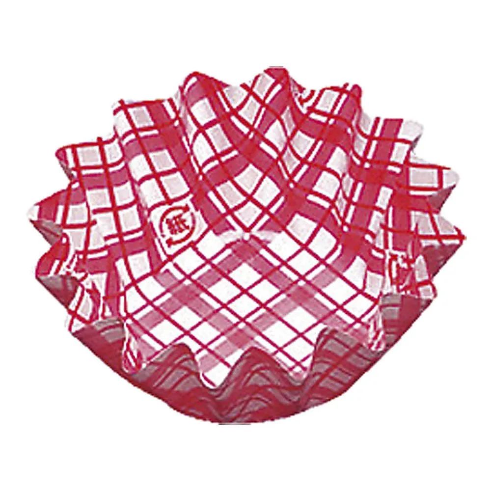 62-6648-79　Paper Cup Coco Case Round (500 Sheets) Red　6