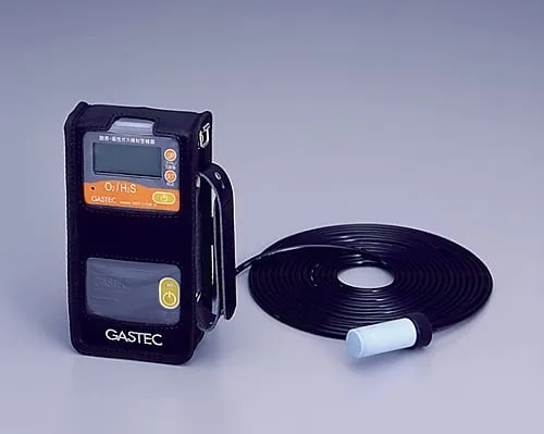 61-9421-01　Oxygen And Hydrogen Sulfide Detection Alarm (Suction) GTO-110B-2S Extension Hose 5m Attached with Calibration Certificate (With Certificate Of Test)　GOT-110B-2S05