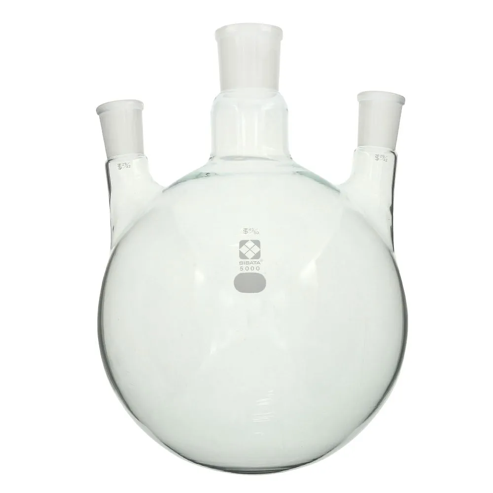 64-3879-80　Common Mating Three-Port round bottom flask 5000 mL　005330-4551