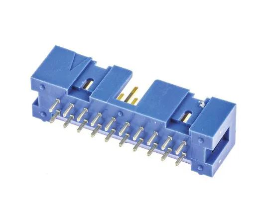 63-4628-21　Board Header 20 poles 2 rows straight wire to board 2.54 mm amplifier latch　2-1761603-7