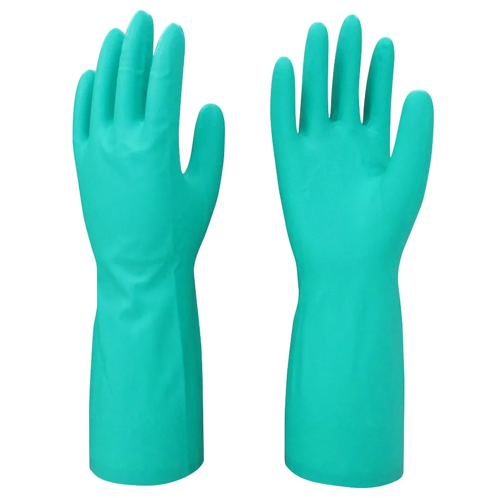 1-1851-02　Chemical Resistant Nitrile Gloves (SOLVEX) M　245