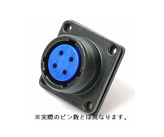 63-3097-29　NJW Receptacle Waterproof (shell: φ 24, 2 poles)　NJW242RF
