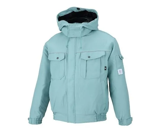 3-727-01　Antistatic Cold Jacket (Hooded) Green M　48410-062-M