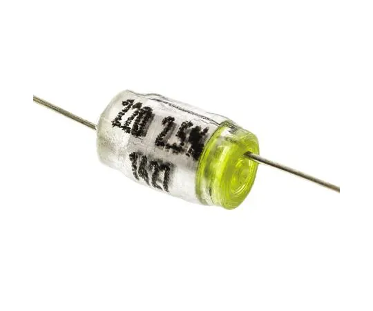 63-4558-60　RS PRO Polystyrene Capacitor 220pF 160V dc ±2.5% Tolerance Through Hole 4mm diameter　113-285