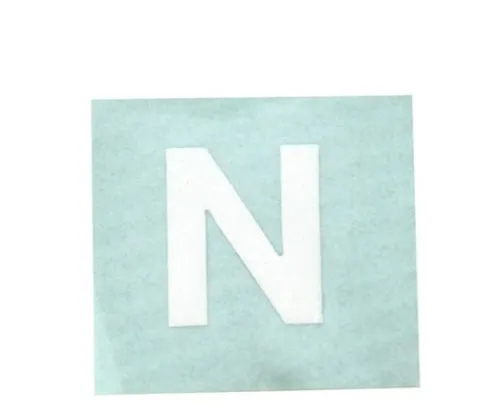 61-7397-55　Character Seal N White 15mm　CL15W-N
