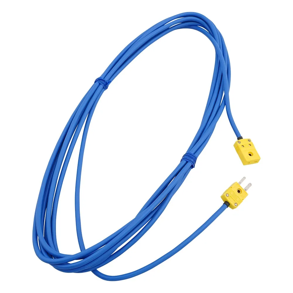 1-592-08　Extension Cord 5m For Thermometer Probe (K Thermocouple)　2459-21
