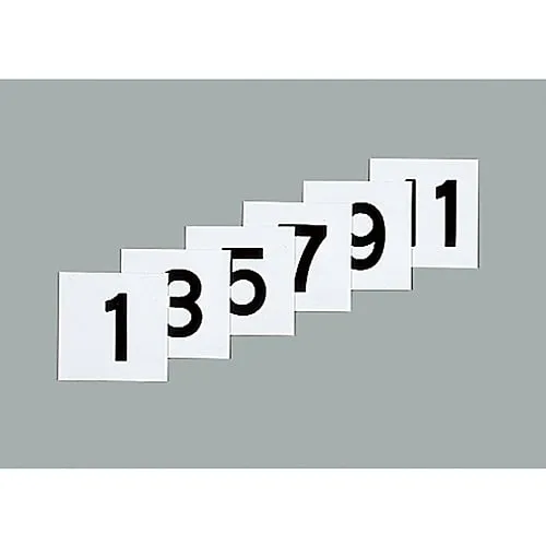 61-3394-18　Sign For Steel Case KS-D Sign (1) Black　228041