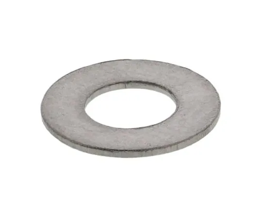63-4639-74　Stainless Steel Plain Washer, 0.5mm Thickness, M3.5 (Form A), A2 304　527-375