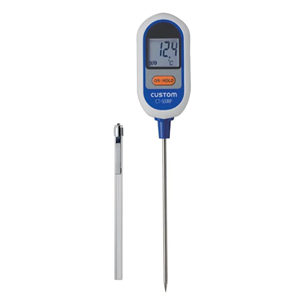 1-3257-01-20　Waterproof Thermometer (Pen Type, K Thermocouple) With Calibration Certificate　CT-500WP