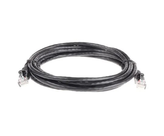 63-4645-75　RS PRO Black PVC Cat5e Cable U/UTP, 3m Male RJ45/Male RJ45 Terminated　557-036