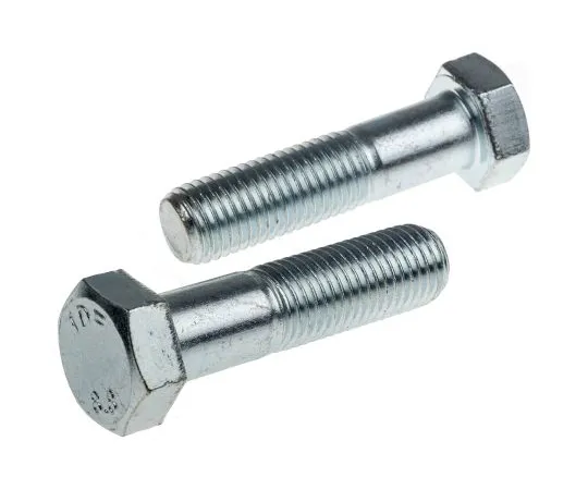 63-4599-33　Clear Passivated, Zinc Steel Hex Bolt, M20 x 80mm　279-997
