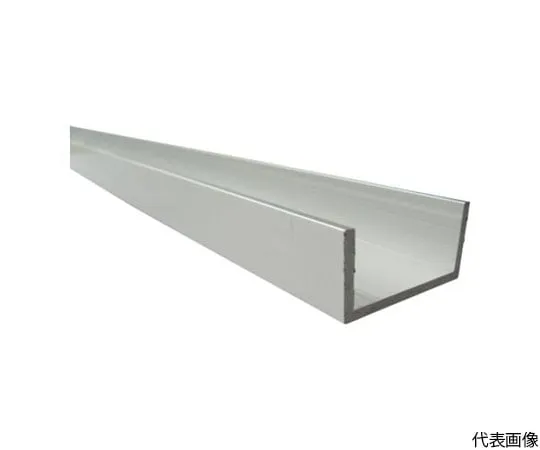 64-5008-89　Aluminum Channel 30 x 15 x 2.0 Silver 4 m　FE107S