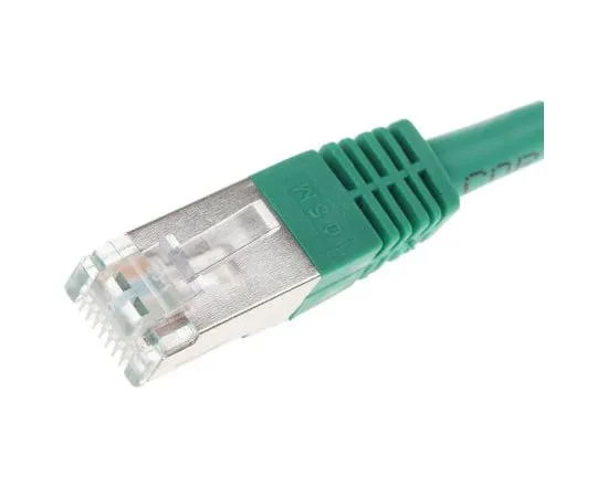 63-4616-88　RS PRO Green Cat6 Cable, S/FTP, Male RJ45/Male RJ45, Terminated, 500mm　411-362