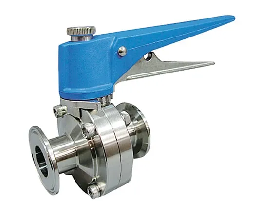 3-8336-01　Sanitary Butterfly Valve (Between Short Surfaces) Stainless Steel SUS304 1S　CBE-S1-1S-G