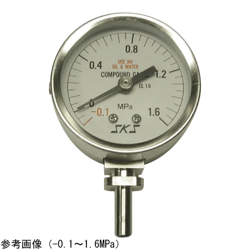 4-5117-01　High purity pressure gauge 0 ~ 25 MPa　U5A-250-A1P