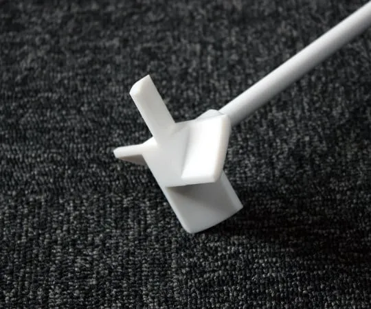 63-1286-89　PTFE Stirring Rod Pitched Paddle Wing Total length 550 mm　005.255.10.2