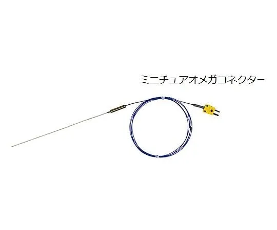 1-4181-01-56　Ultrafine Temperature Sensor (K Thermocouple) φ0.15mm 100 mm Omega Connector with English Calibration Certificate