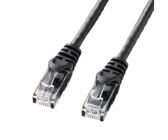 65-2205-66　0.5 m LAN Cable (CAT6/Eco-Package/Black)　EA764BB-301