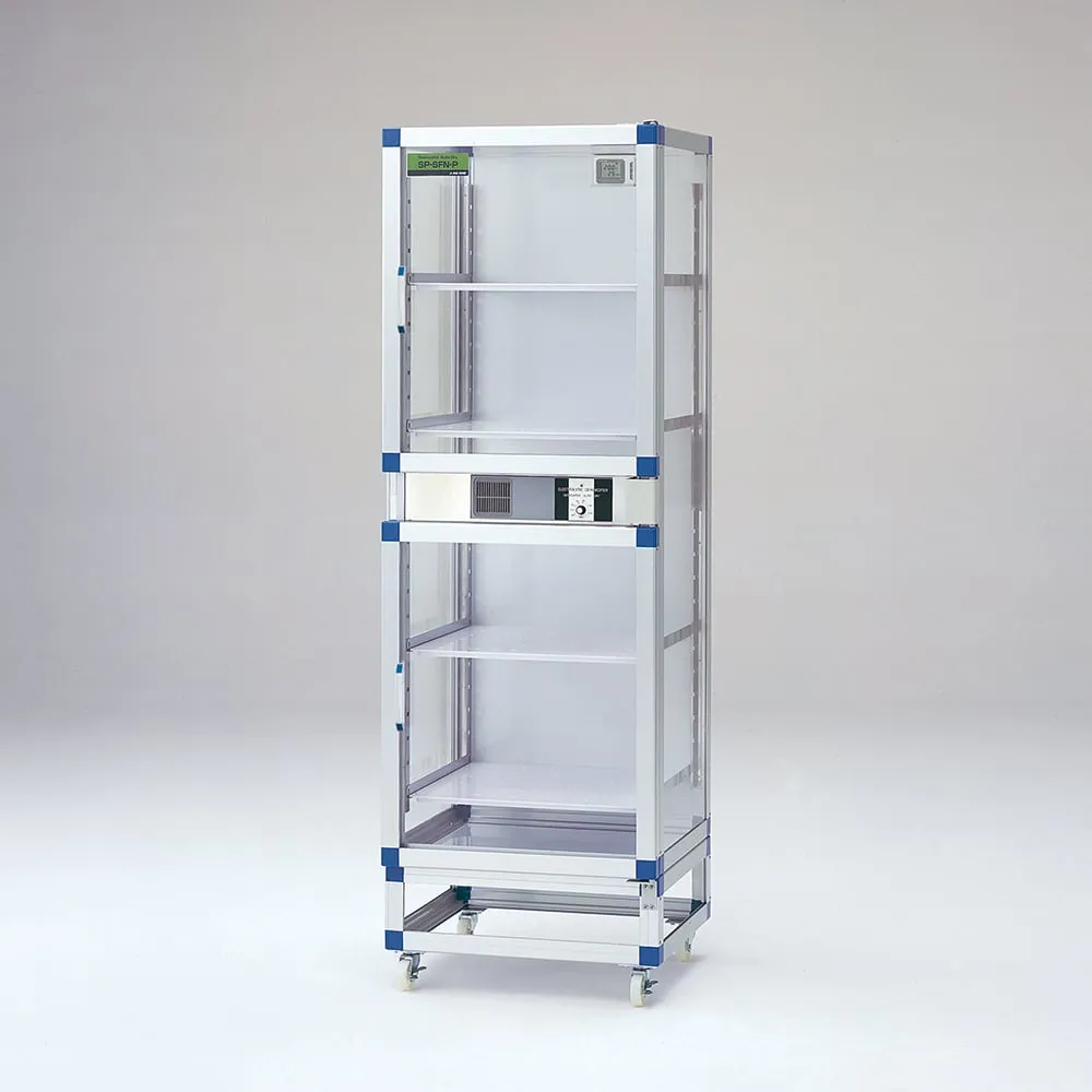 1-6003-11　PET Desiccator 574 x 524 x 1770mm Reinforced Plastic Shelf Board　SP-SPTFN