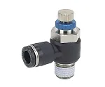 61-7657-42　Speed Controller Large Flow Rate Elbow Type R1/8　JSC6-01AH