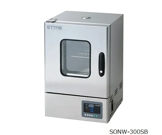 1-9001-51　Constant-Temperature Drying Oven (Natural Convection System) Stainless Steel Type With Window (Left Pivot Door)　SONW-300SB
