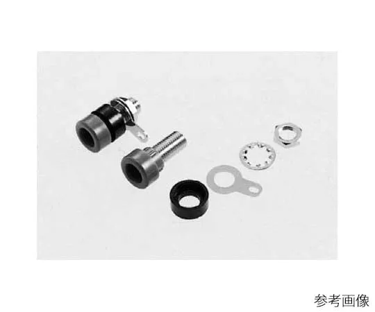 63-3122-33　Jack black for Panel banana Plug (10 pieces)　BR-1-G