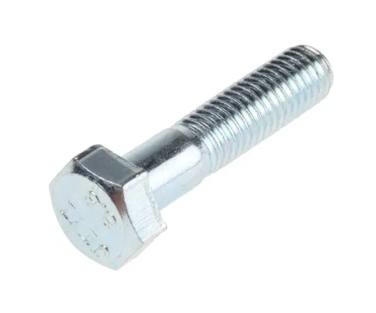 63-4599-22　Clear Passivated, Zinc Steel Hex Bolt, M8 x 35mm　279-587
