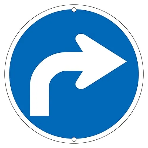 61-3392-67　Road Sign Road 311-B Right　133154