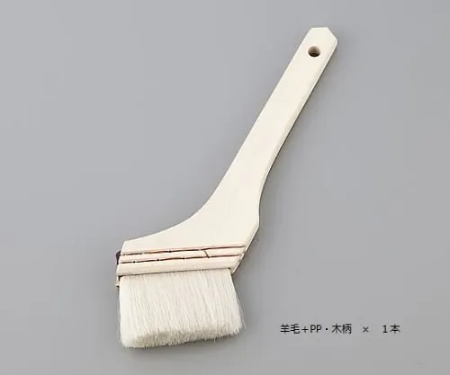 1-1642-51　［Discontinued］Brush Wool/Pp Hair, Wooden Handle 30mm 1 Box (10 Pcs)　626