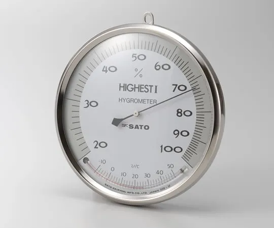 1-626-01-20　Hysteresis Type I Hygrometer (with Thermometer) 150 with mm Calibration Certification　7540-00