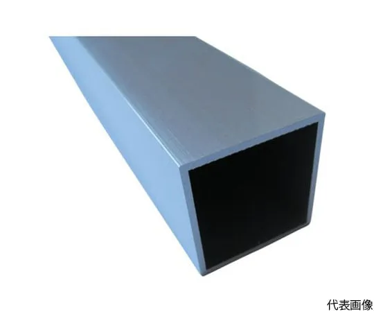 64-5005-58　Aluminum Square Pipe 15 x 15 x 1.5 Silver Matte 4 m　FB202S
