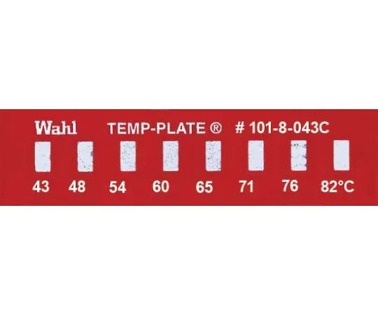 61-3816-11　8 Points Temperature Label :Temp-plate 101-8　101-8-043