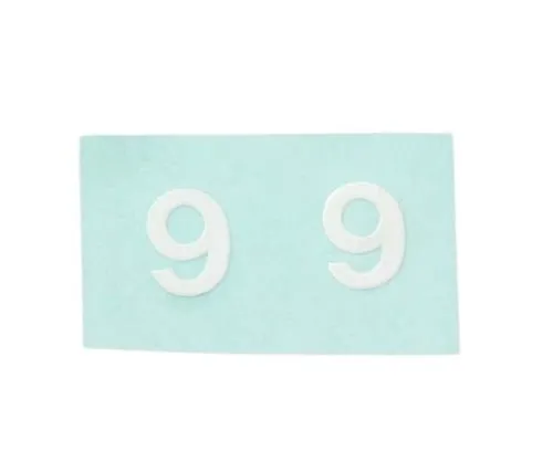 61-7397-11　Character Seal 9 White 10mm　CL10W-9