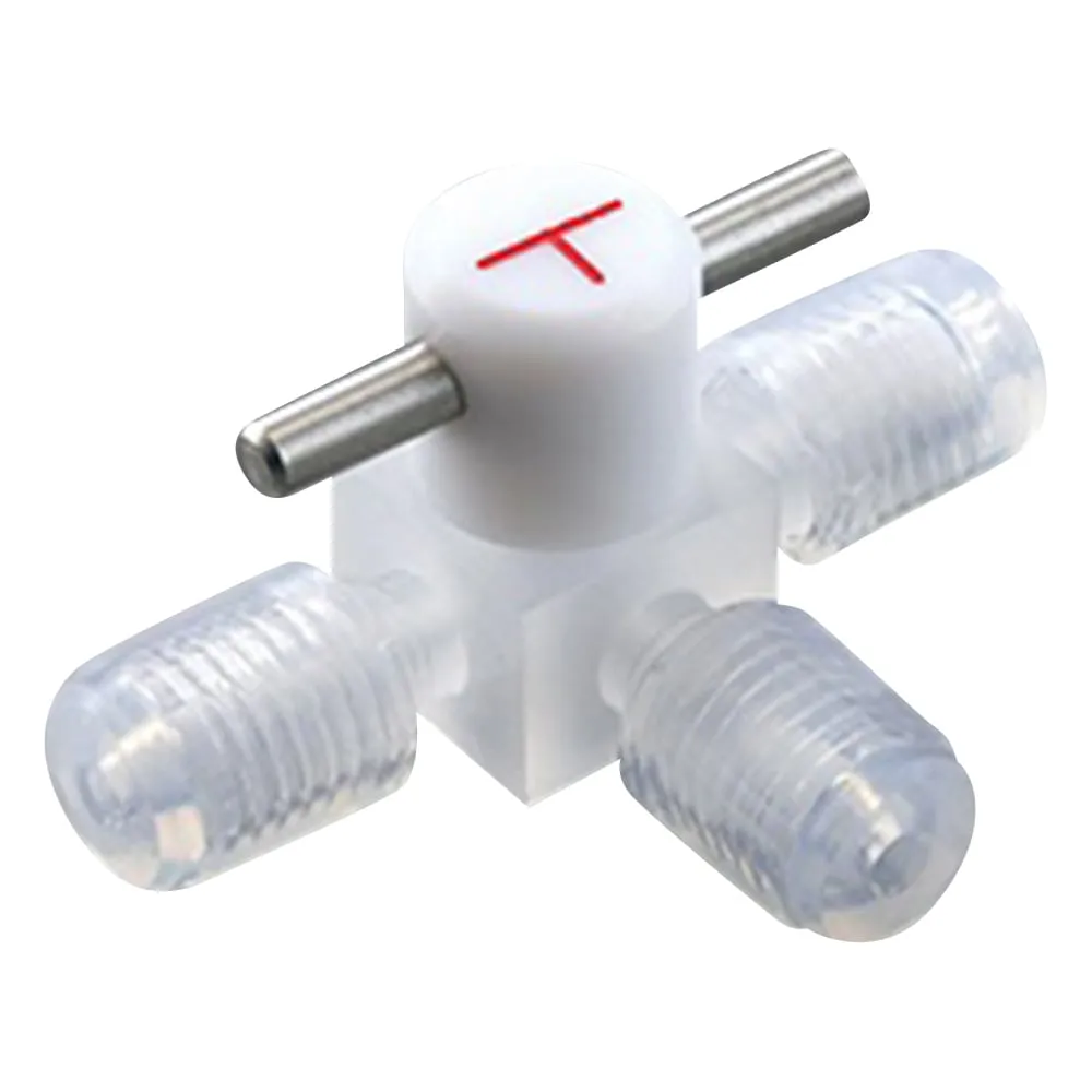 2-9976-01　Miniature Three-Way Cock (Tube Connection Type) B 1.6-3T　B-1.6-3T