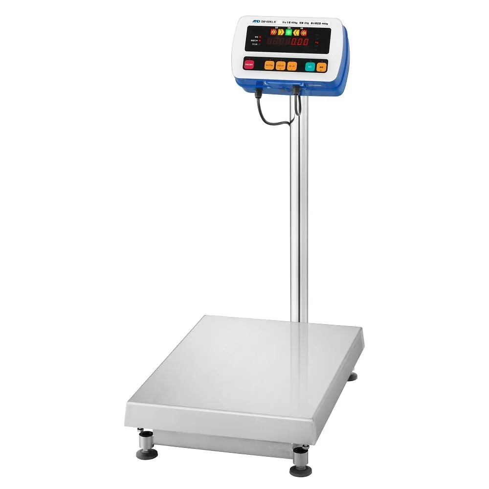 61-4678-61　Dustproof, Waterproof Digital Platform Scale with Test SW-60KL-K　SW-60KL-K