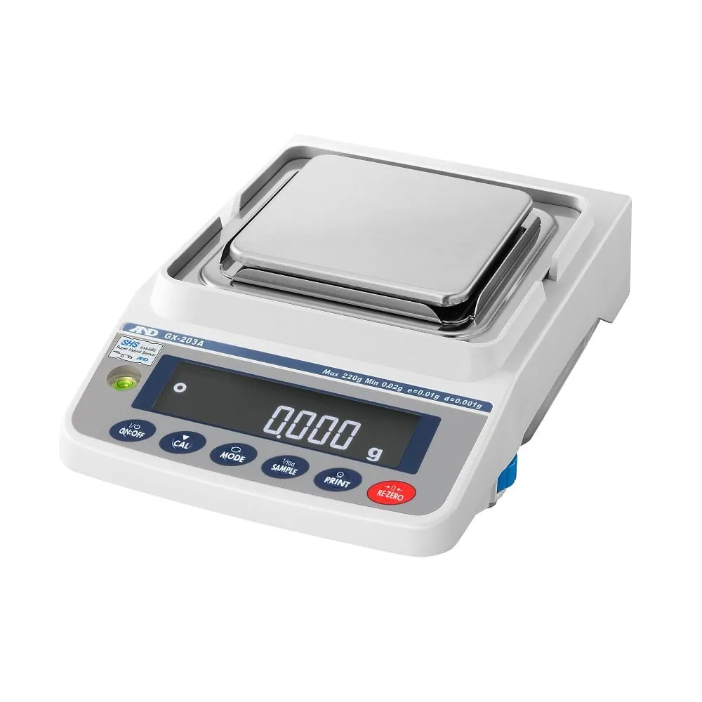 6-9617-41　Electronic Precision Balance (Built-In Calibration Weight)　GX-203A
