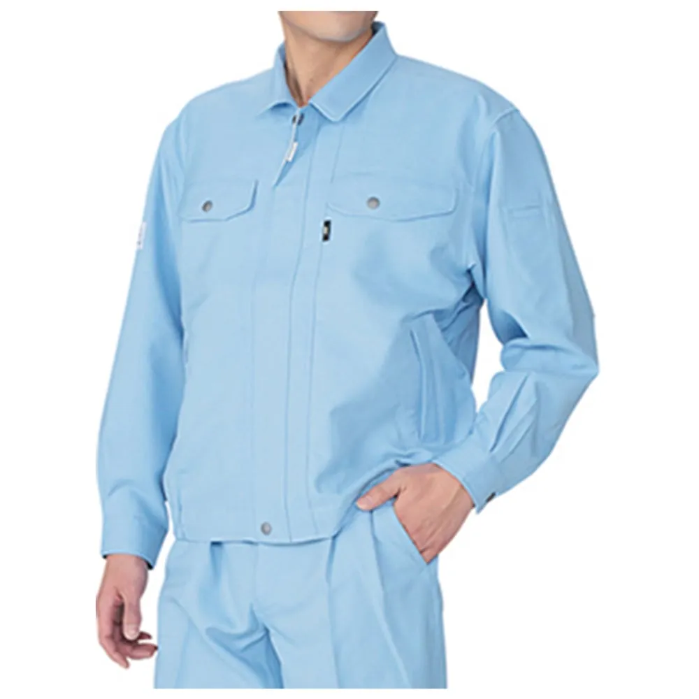 3-714-01　High Antistatic Jacket Saxe Blue SS　80400-016-SS