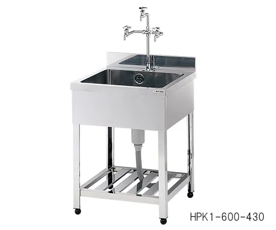 3-2013-04　Sink 600 x 600 x 800 (Stainless Steel (SUS304))　HPK1-600-304