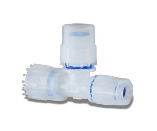 62-1060-17　Fluorocarbon Resin PFA Joint Reducing Union Tee Adapter (S Type)　RUTA-M8-M6-TH3S